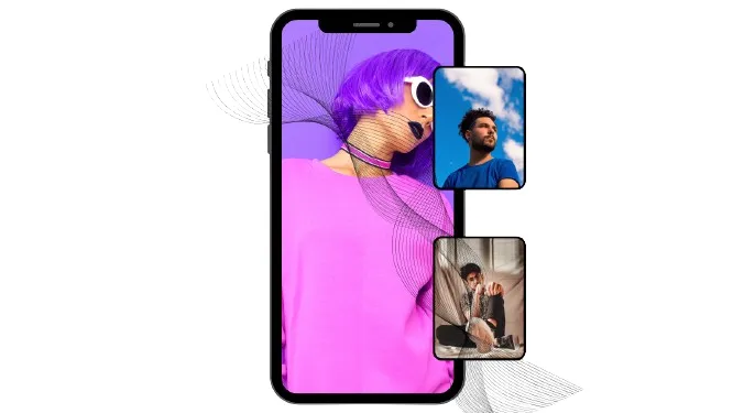 HOME 5 Picsart Mod APK app showing creative photo editor tools for Android users