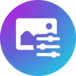 HOME 6 Picsart Mod APK icon showing photo editor tools for Android image editing