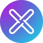 HOME 13 Picsart icon showing a cross mark symbolizing watermark-free editing